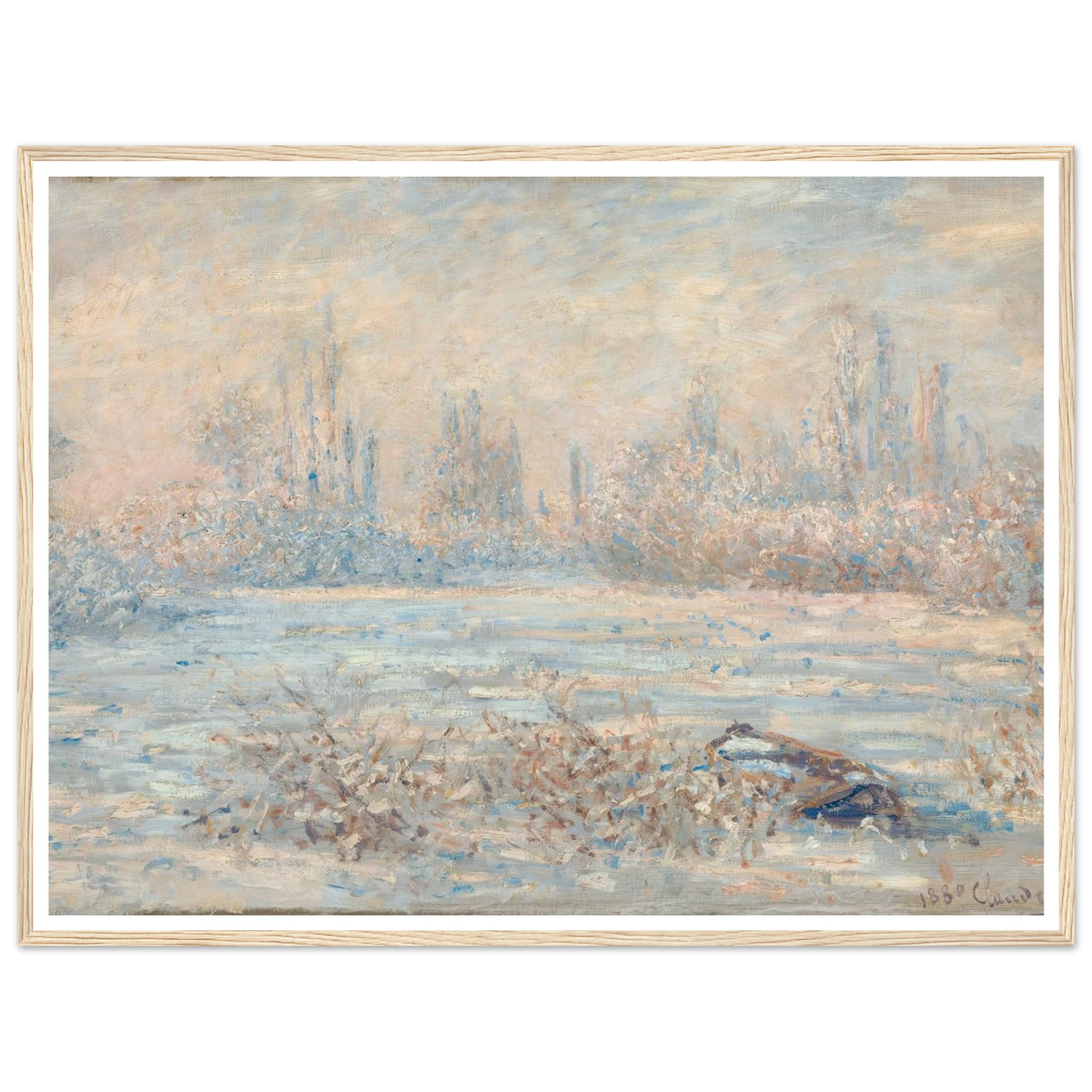 Le Givre (1880) Art Print | Claude Monet-Quipham Collections