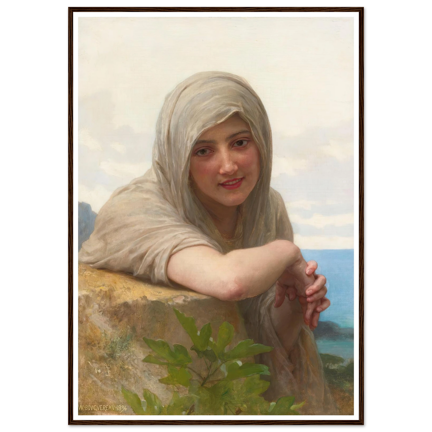Souvenir (1894) Art Print | William Bouguereau-Quipham Collections