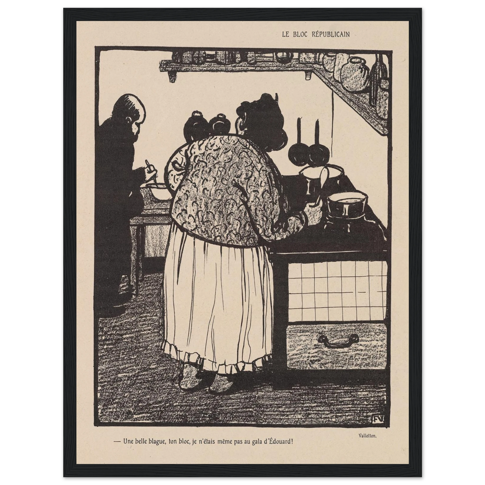 22 mai 1903 Art Print | Felix Vallotton-Quipham Collections