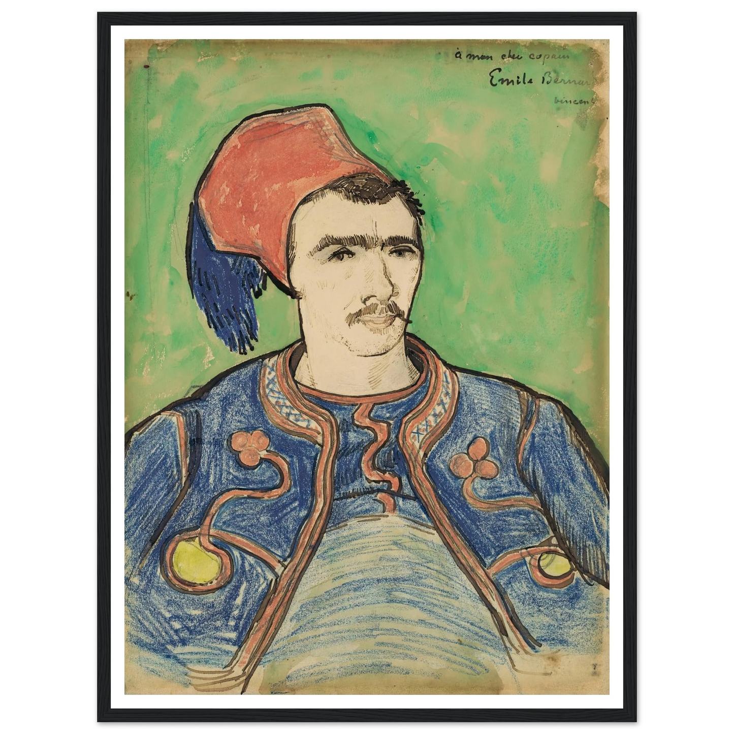The Zouave (1888) Art Print | Vincent van Gogh-Quipham Collections
