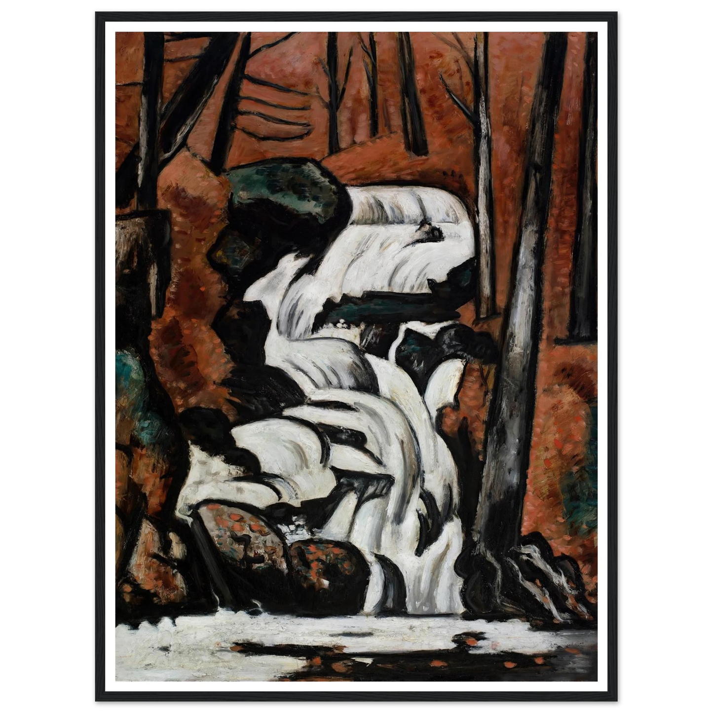 Smelt Brook Falls (1937) Art Print | Marsden Hartley-Quipham Collections