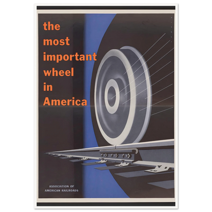 The most important wheels in America. (1952) Art Print | Joseph Binder-Quipham Collections