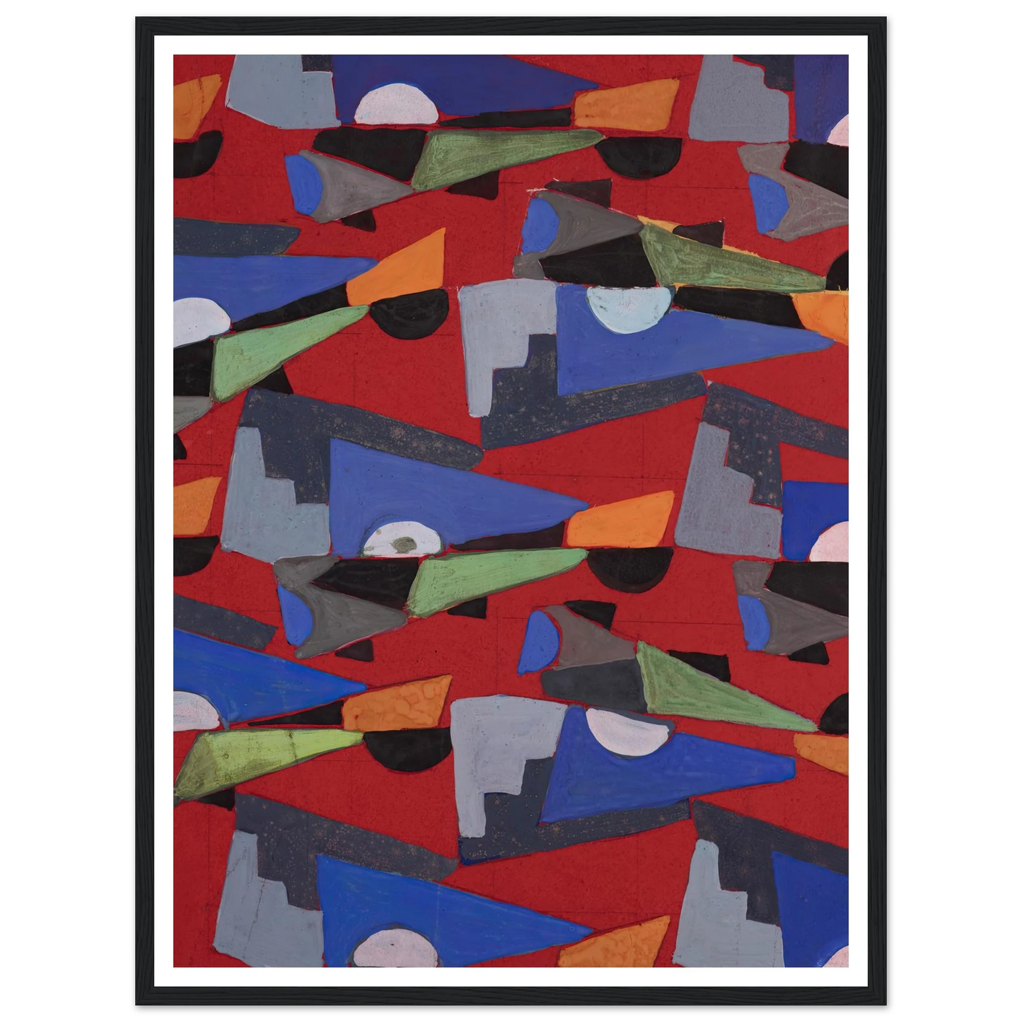Untitled (Textile design no VIII) (circa 1925) Art Print | Frances Hodgkins-Quipham Collections