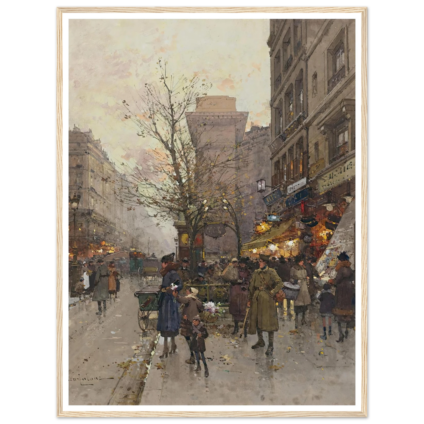 La Porte Saint Denis, Paris Art Print | Eugene Galien Laloue-Quipham Collections