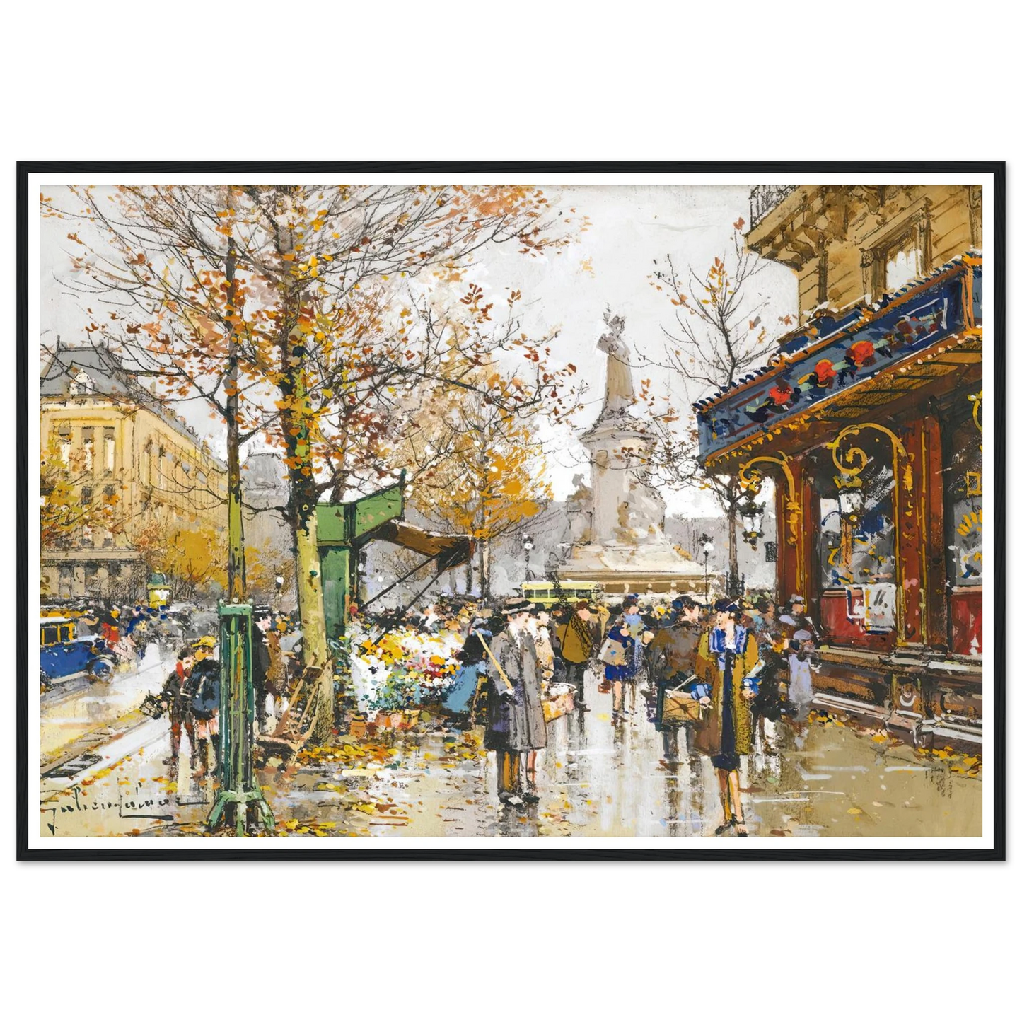 Place De La Republique Art Print | Eugene Galien Laloue-Quipham Collections