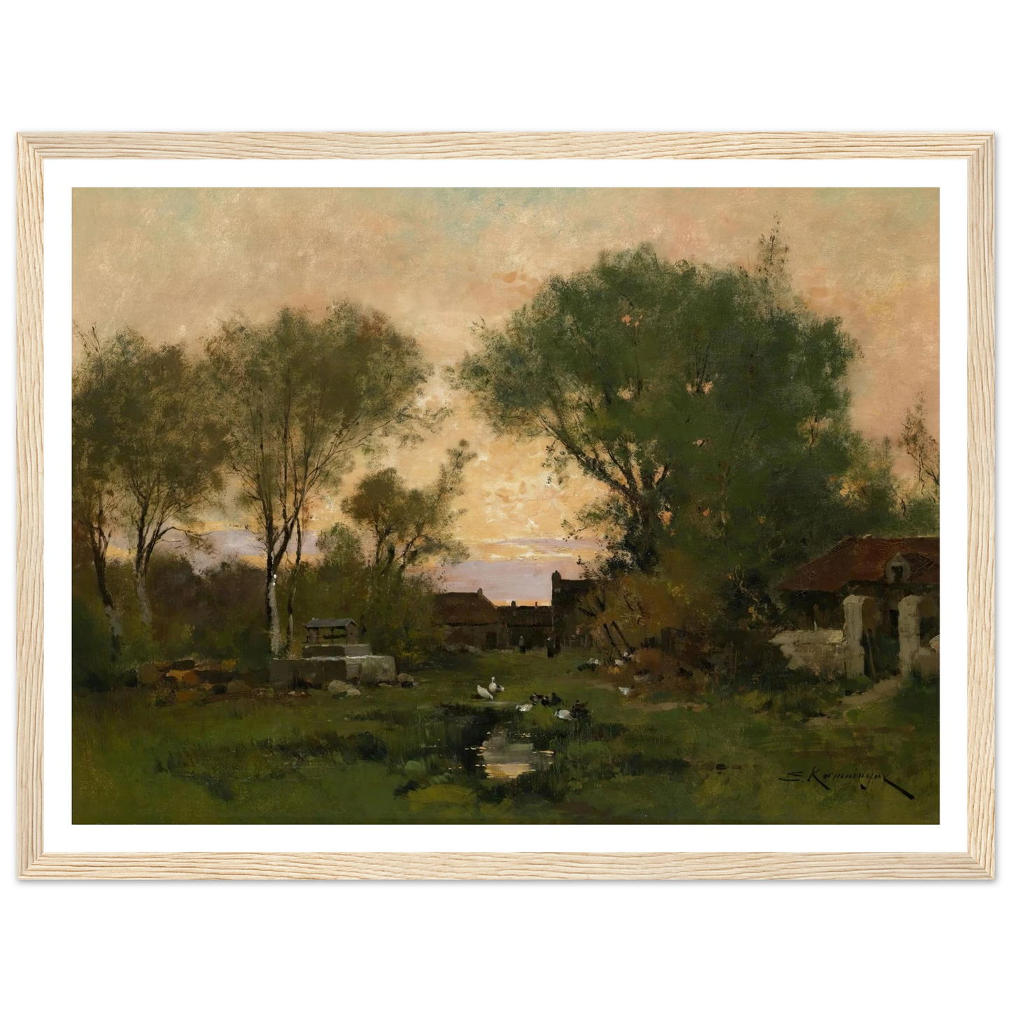 Abendstimmung Art Print | Eugene Galien Laloue-Quipham Collections