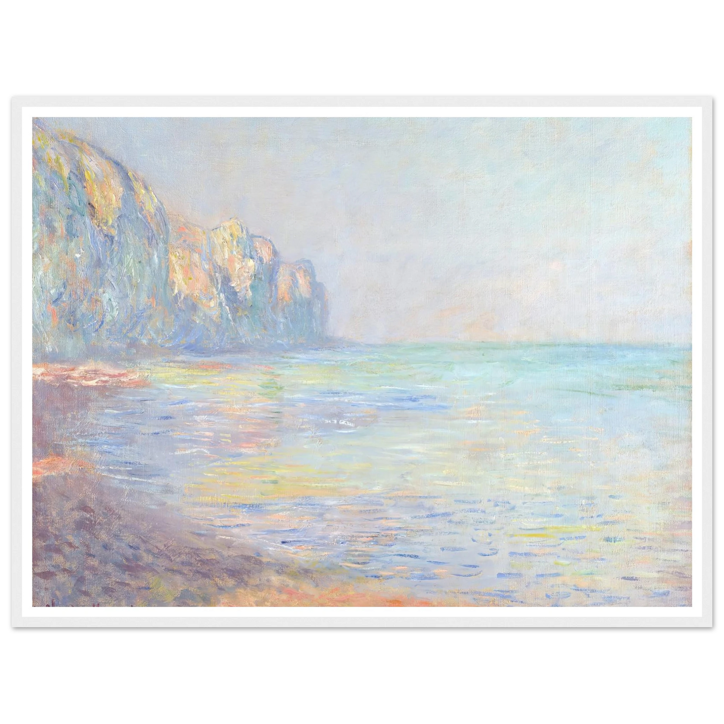 Le Matin, temps brumeux, Pourville (Misty Morning at Pourville) (1882) Art Print | Claude Monet-Quipham Collections