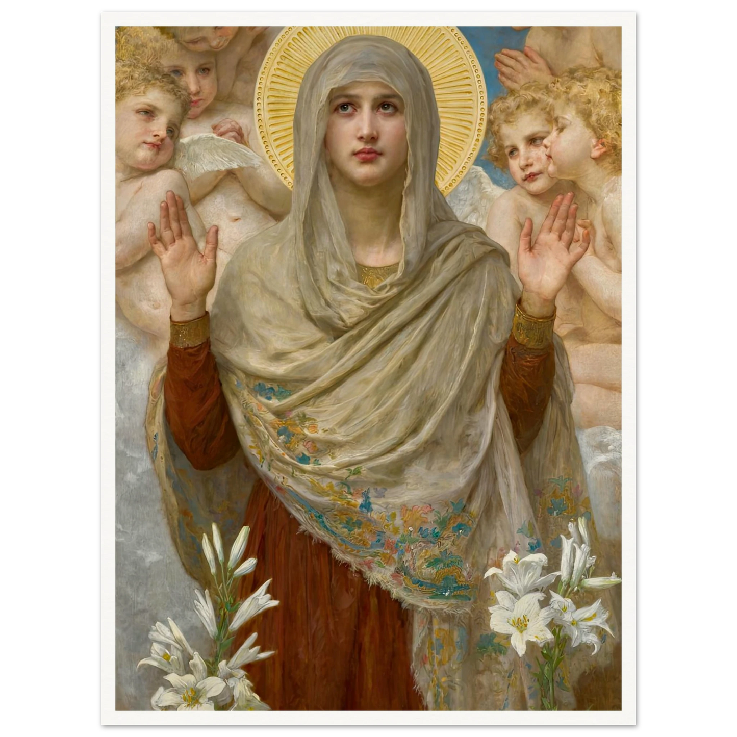 Ora Pro Nobis (1903) Art Print | William Bouguereau-Quipham Collections