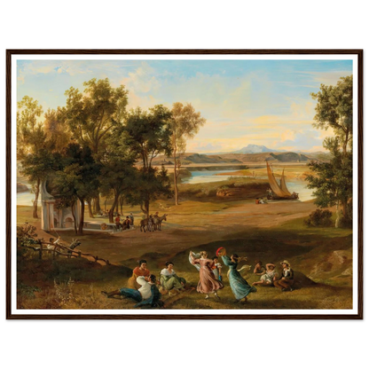 An idyllic southern landscape Art Print | Josef Hoffmann-Quipham Collections