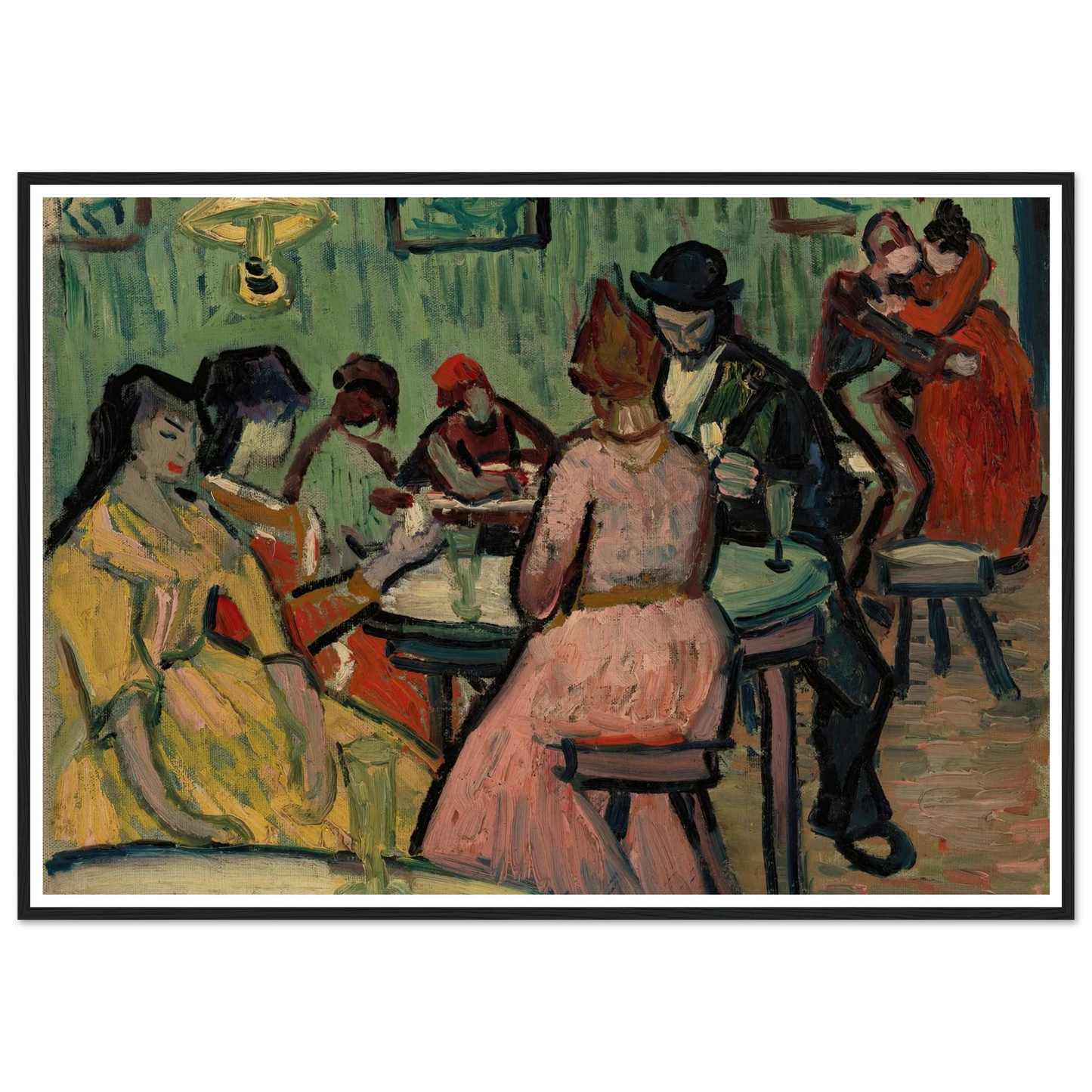 The Brothel (Le Lupanar) (1888) Art Print | Vincent van Gogh-Quipham Collections