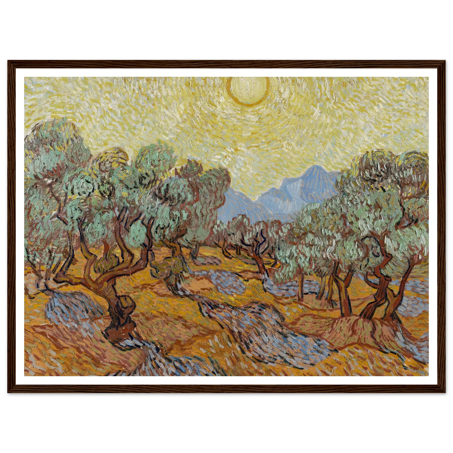 Olive Trees (1889) Art Print | Vincent van Gogh-Quipham Collections
