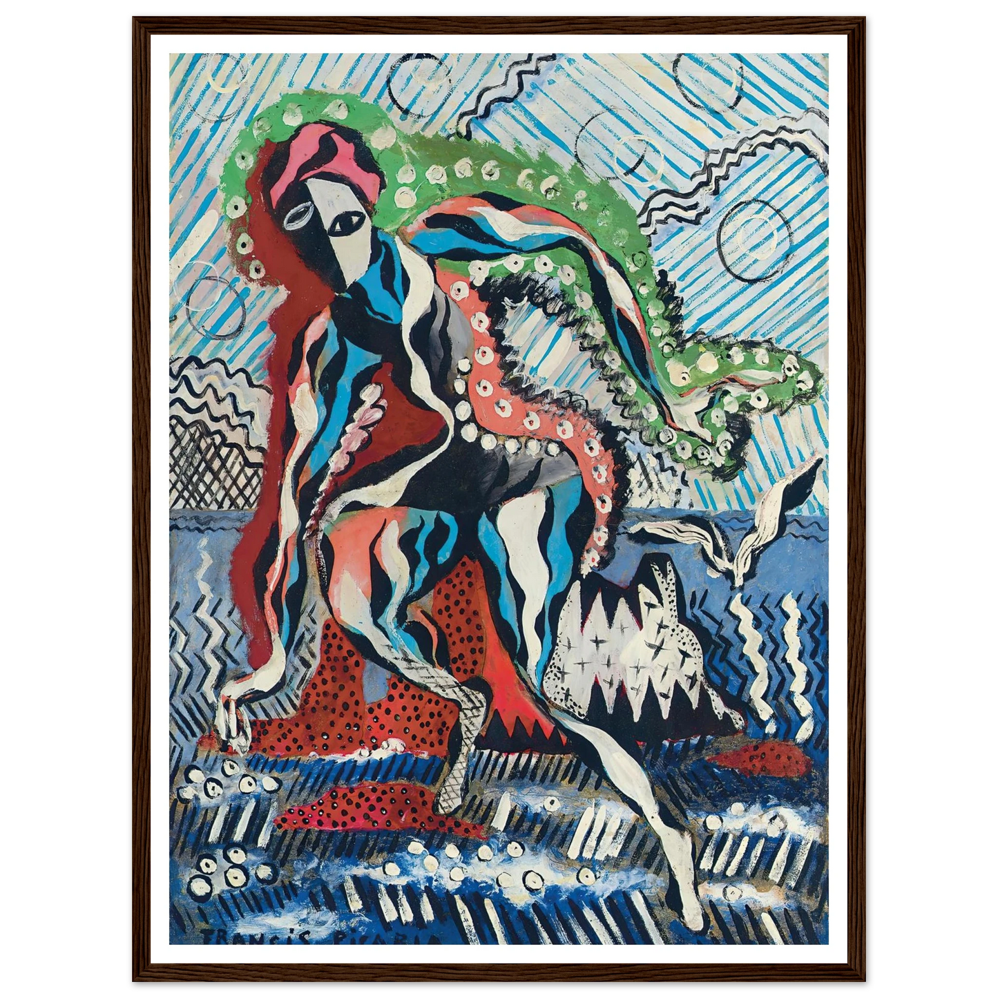 Baigneuse (circa 1925-1926) Art Print | Francis Picabia-Quipham Collections