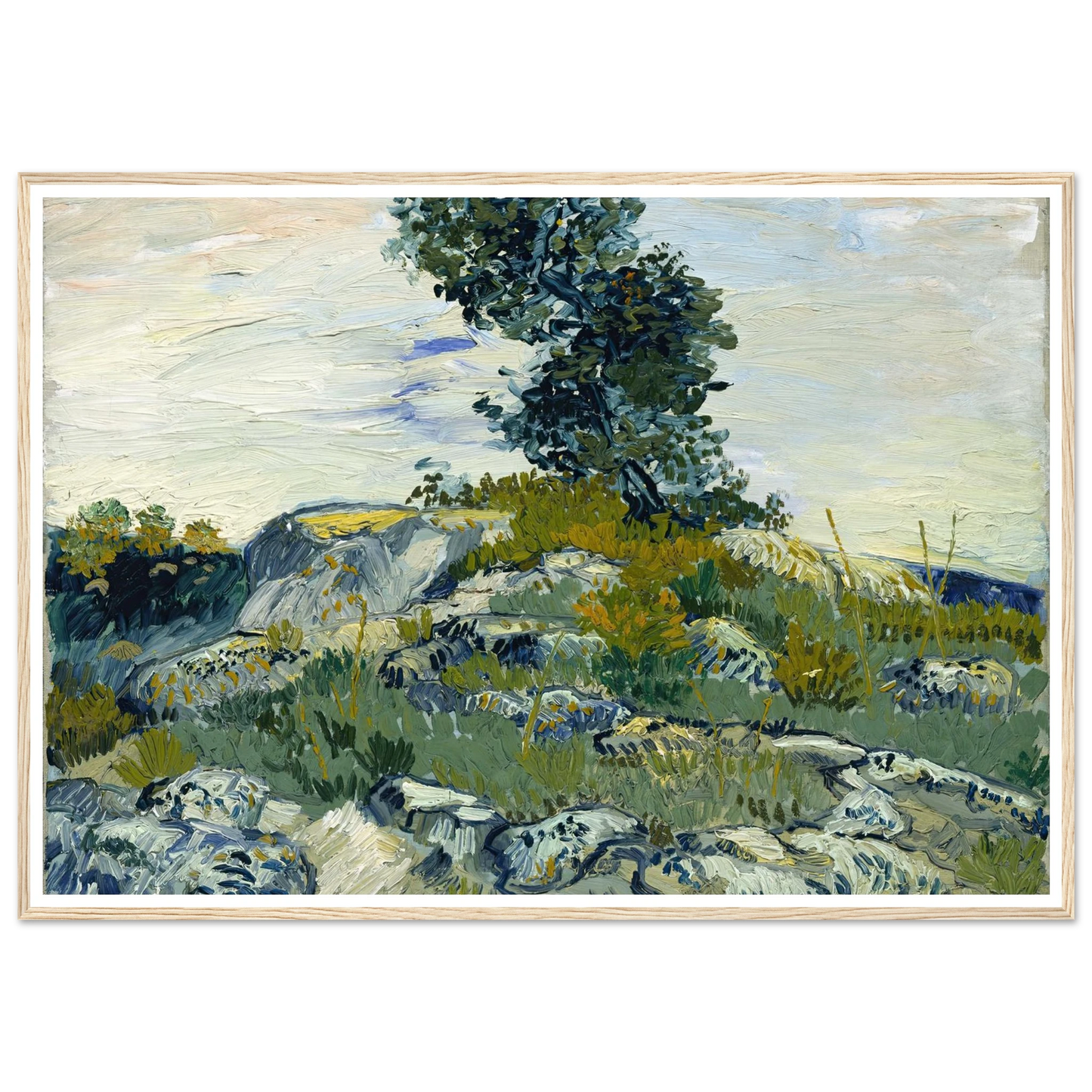 The Rocks Art Print | Vincent van Gogh-Quipham Collections
