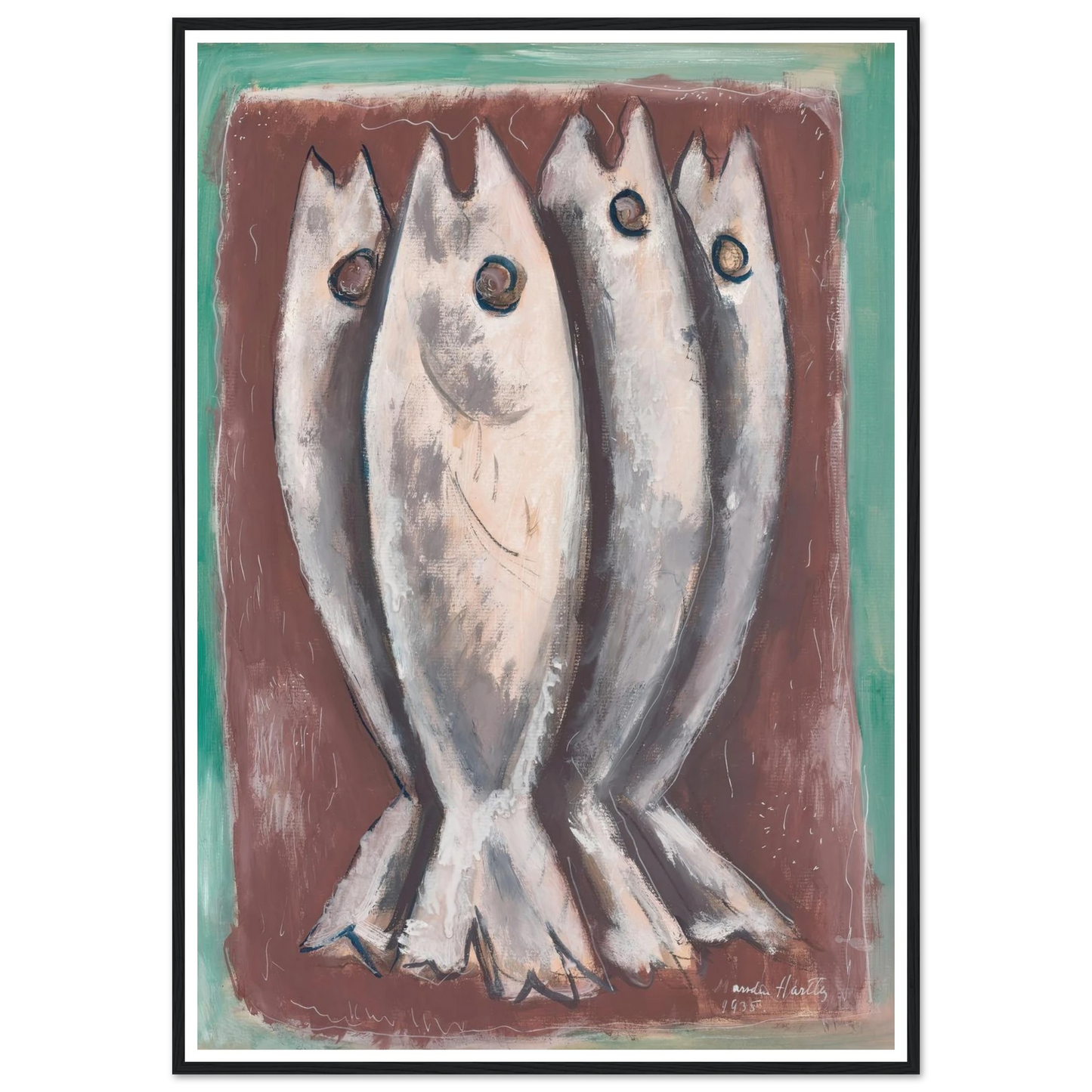 Sea Ghosts (1935) Art Print | Marsden Hartley-Quipham Collections