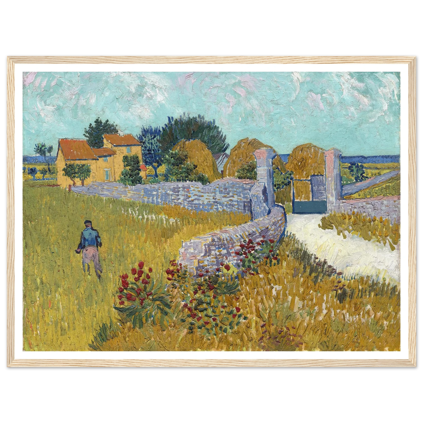Farmhouse in Provence (1888) Art Print | Vincent van Gogh-Quipham Collections