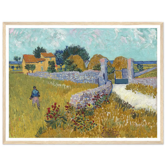 Farmhouse in Provence (1888) Art Print | Vincent van Gogh-Quipham Collections