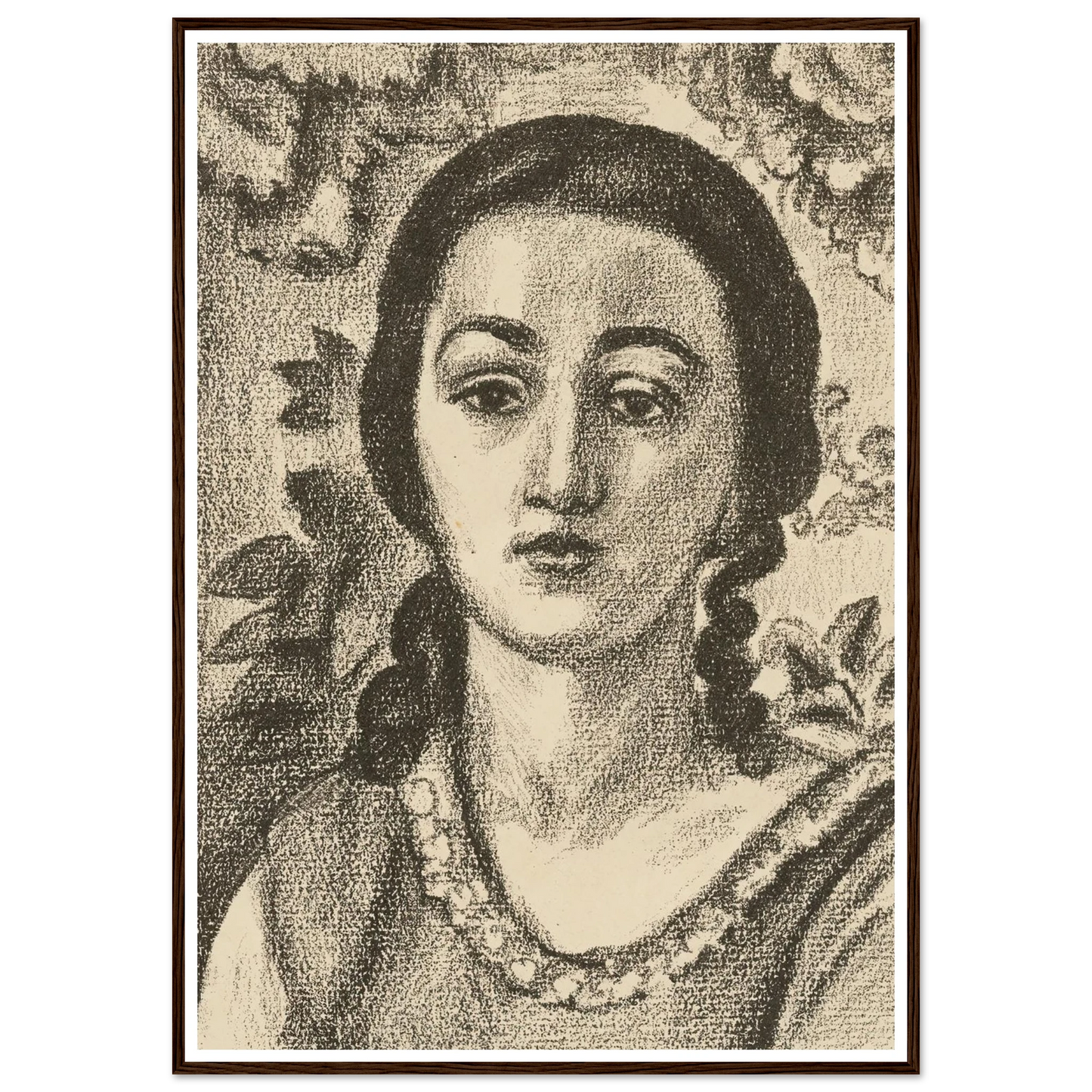 Young woman with brown curls (1924) Art Print | Henri Matisse-Quipham Collections