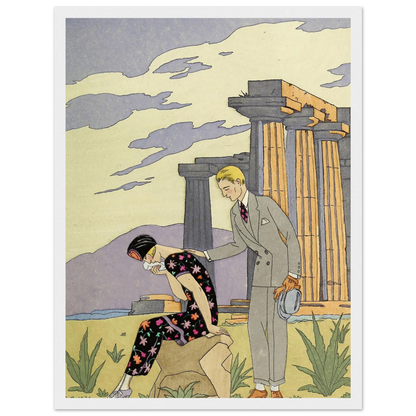 Falbalas et fanfreluches, Paestum (1925) Art Print | George Barbier-Quipham Collections