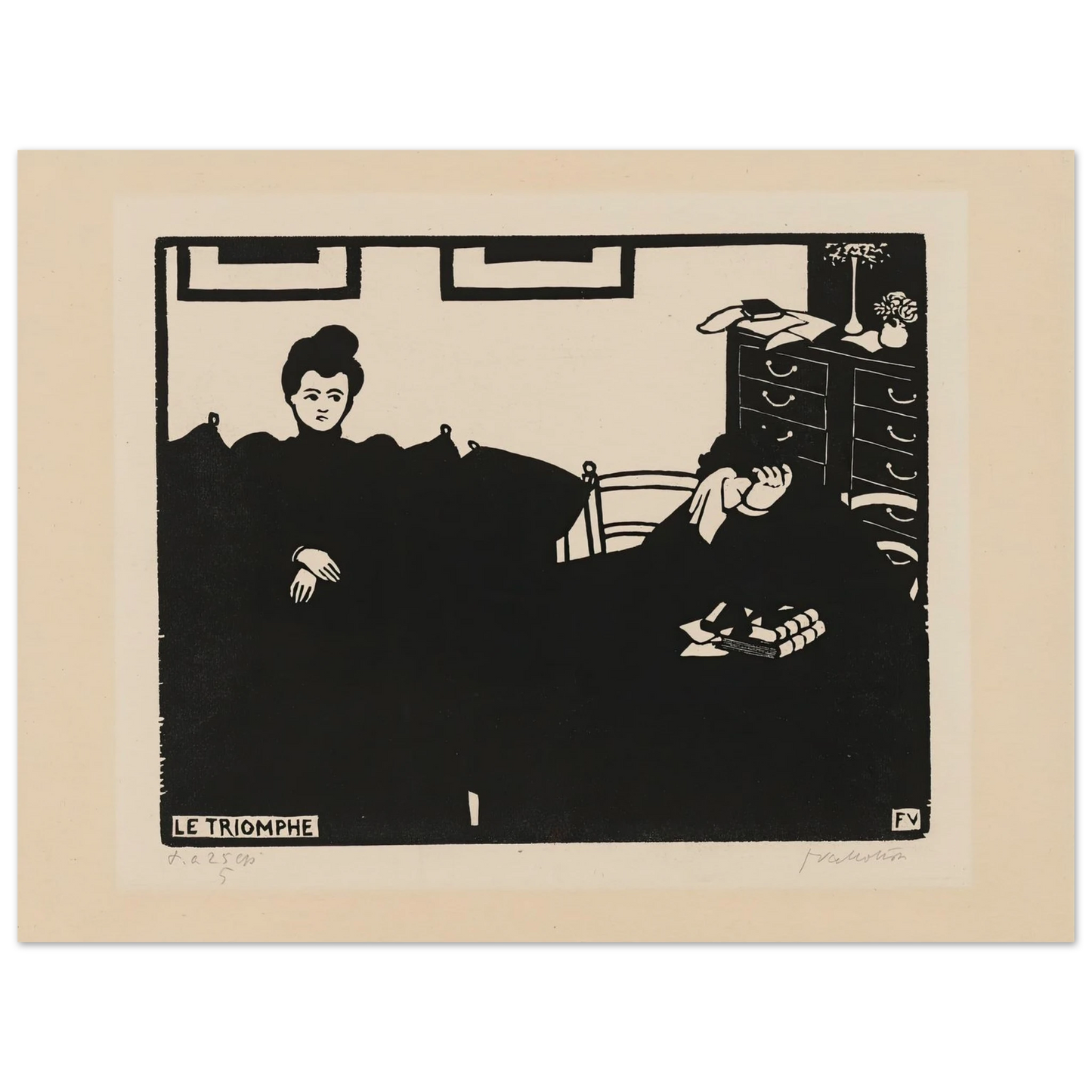 Triumph (Le Triomphe) (1898) Art Print | Felix Vallotton-Quipham Collections