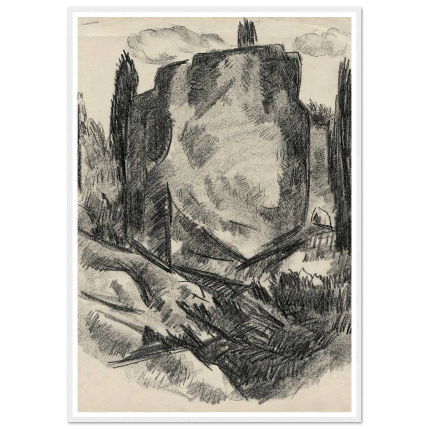 Landscape (early to mid-20th century) Art Print | Marsden Hartley-Quipham Collections