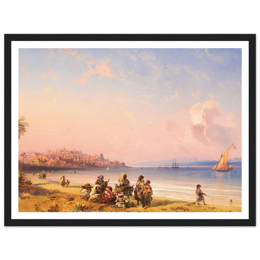 Ceuta Art Print | Carlo Bossoli - Framed Poster - 30x40 cm / 12x16″ - Black frame