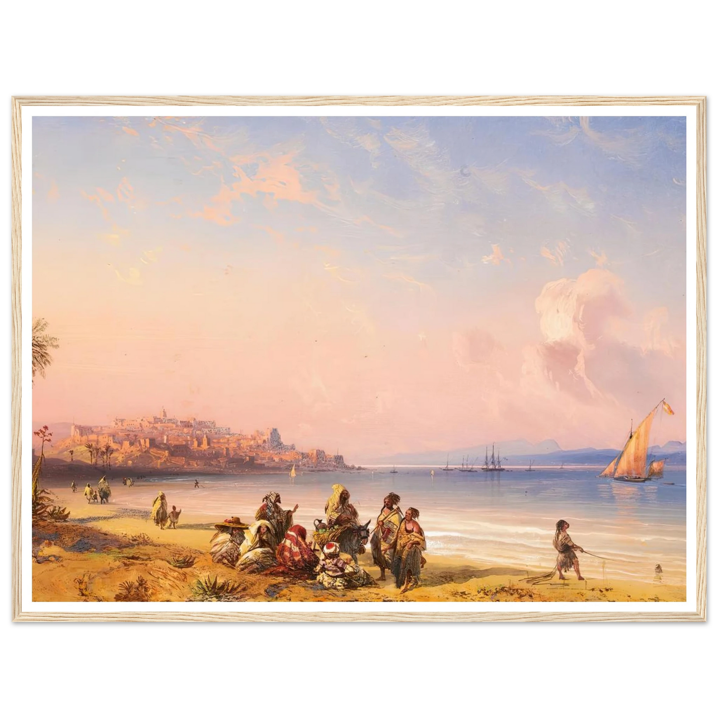 Ceuta Art Print | Carlo Bossoli - Framed Poster - 30x40 cm / 12x16″ - Black frame