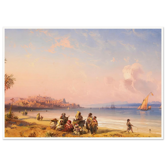 Ceuta Art Print | Carlo Bossoli - Framed Poster - 30x40 cm / 12x16″ - Black frame