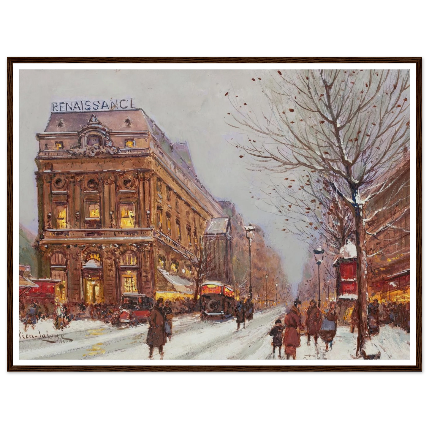 Théâtre de la Renaissance Art Print | Eugene Galien Laloue-Quipham Collections