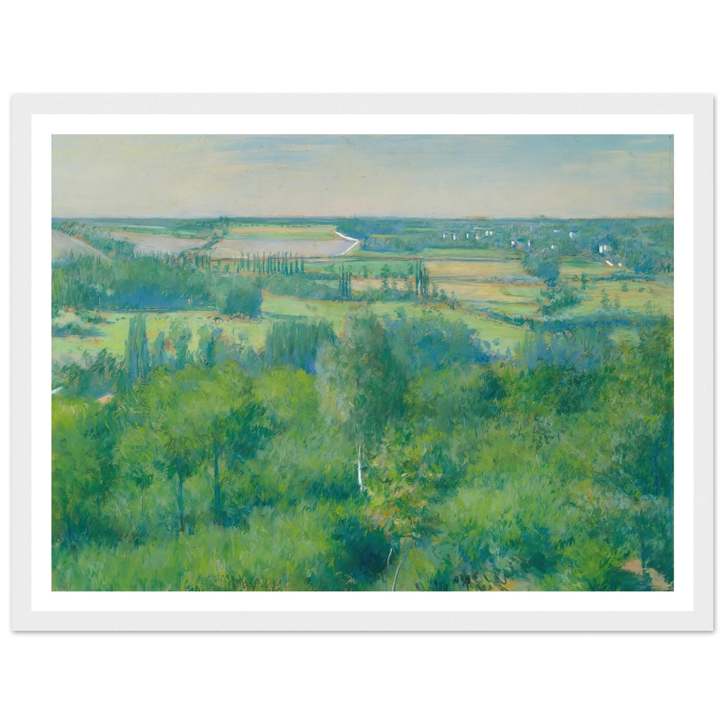 La Vallée De L’yerres (1877) Art Print | Gustave Caillebotte-Quipham Collections
