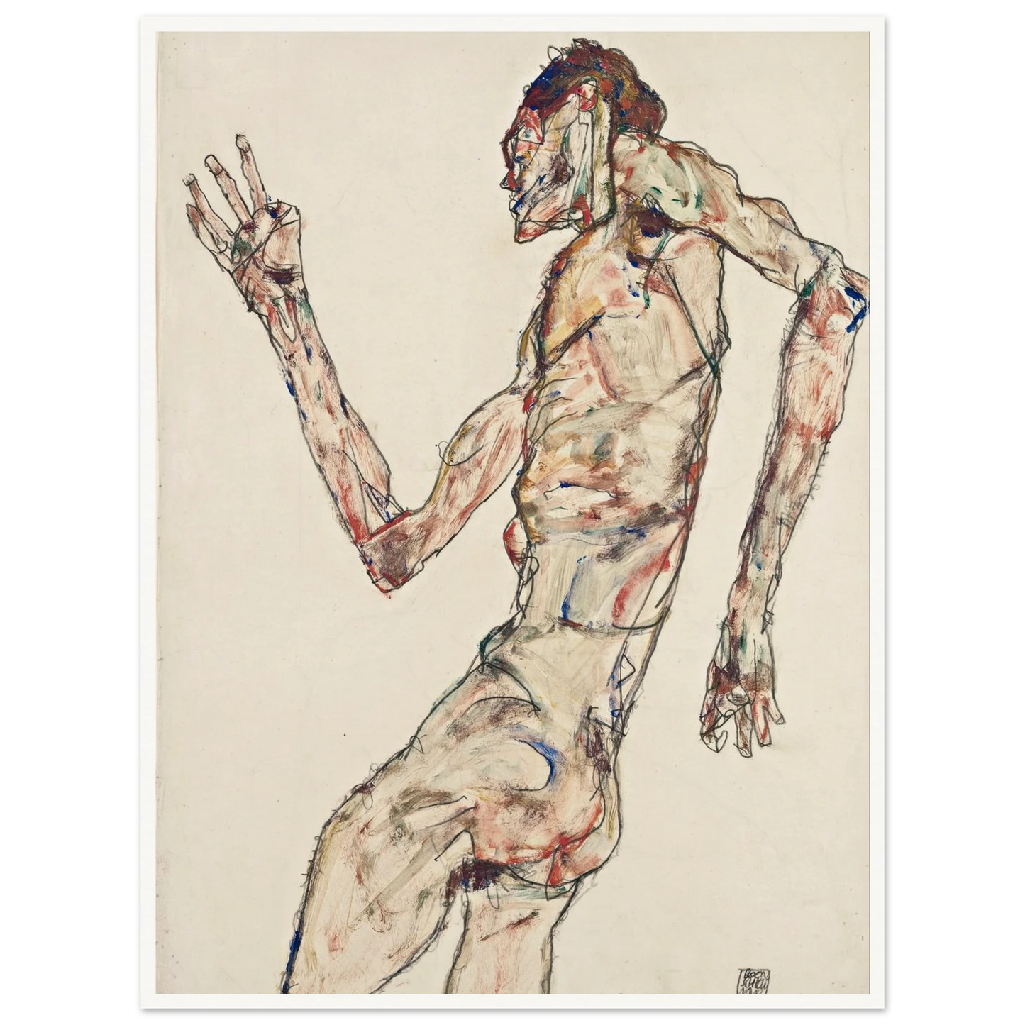 The Dancer (1913) Art Print | Egon Schiele-Quipham Collections