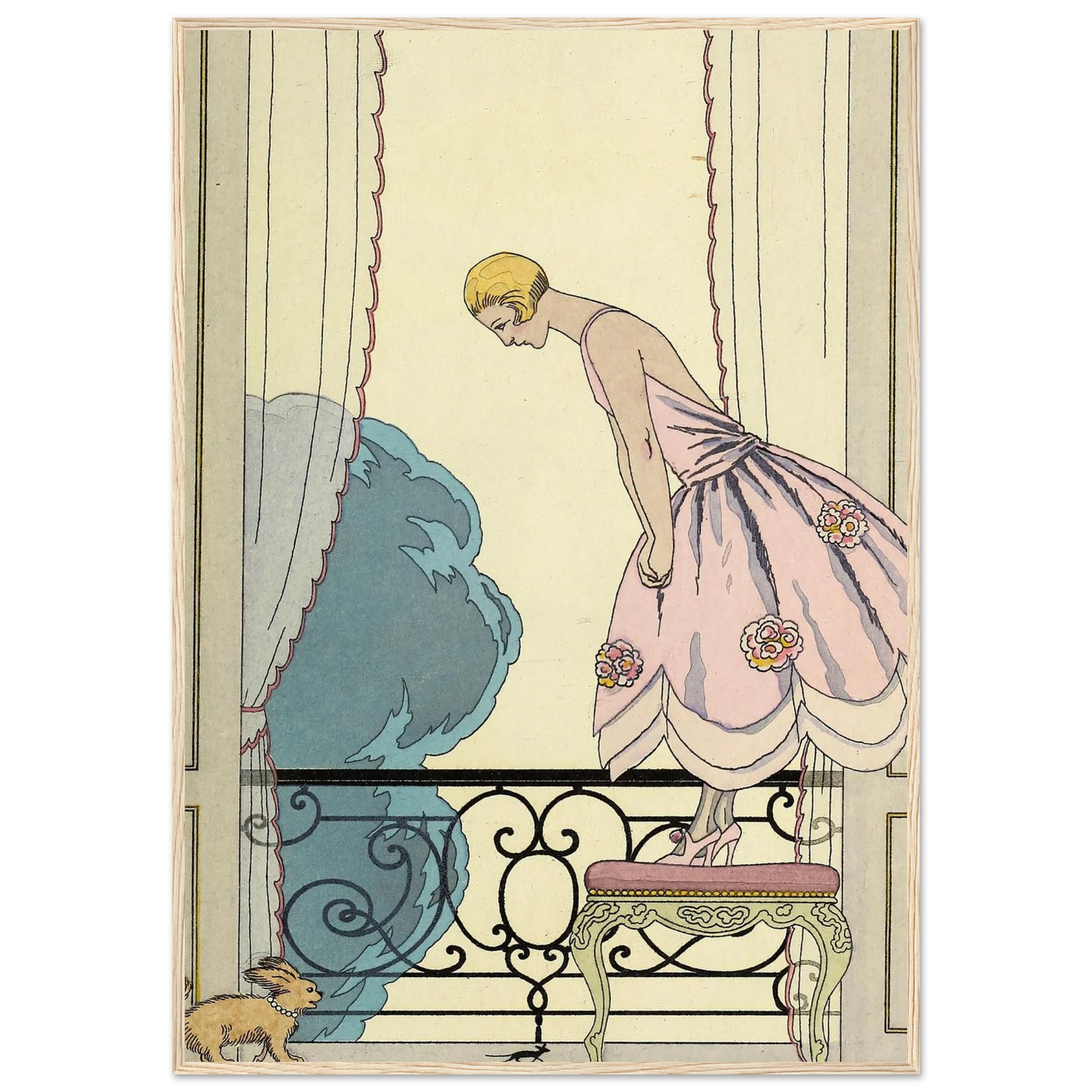 Falbalas et fanfreluches, La Souris (1925) Art Print | George Barbier-Quipham Collections