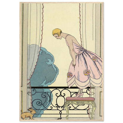 Falbalas et fanfreluches, La Souris (1925) Art Print | George Barbier-Quipham Collections