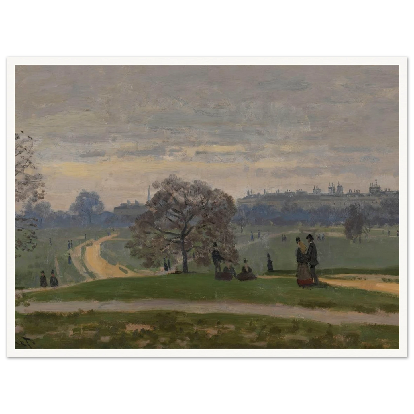 Hyde Park, London (circa 1871) Art Print | Claude Monet-Quipham Collections