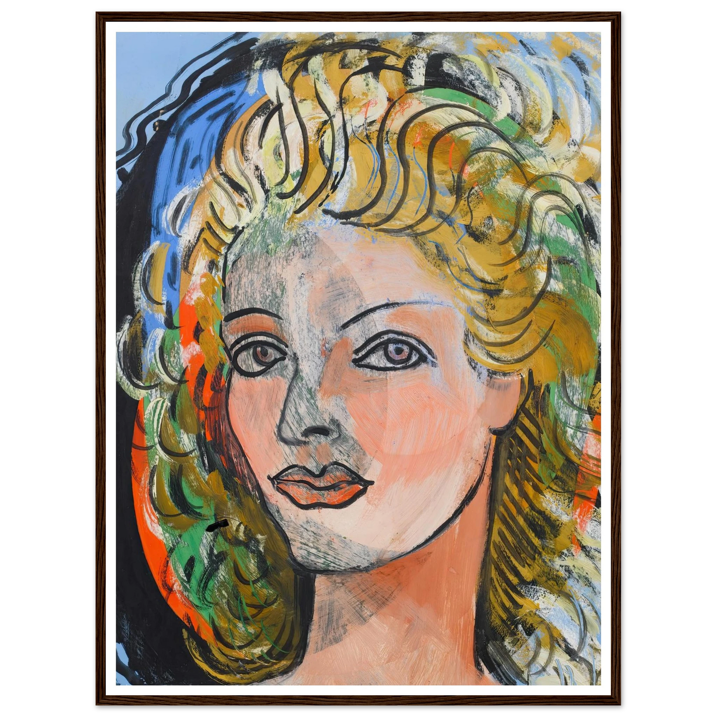 La blonde (circa 1940-1946) Art Print | Francis Picabia-Quipham Collections