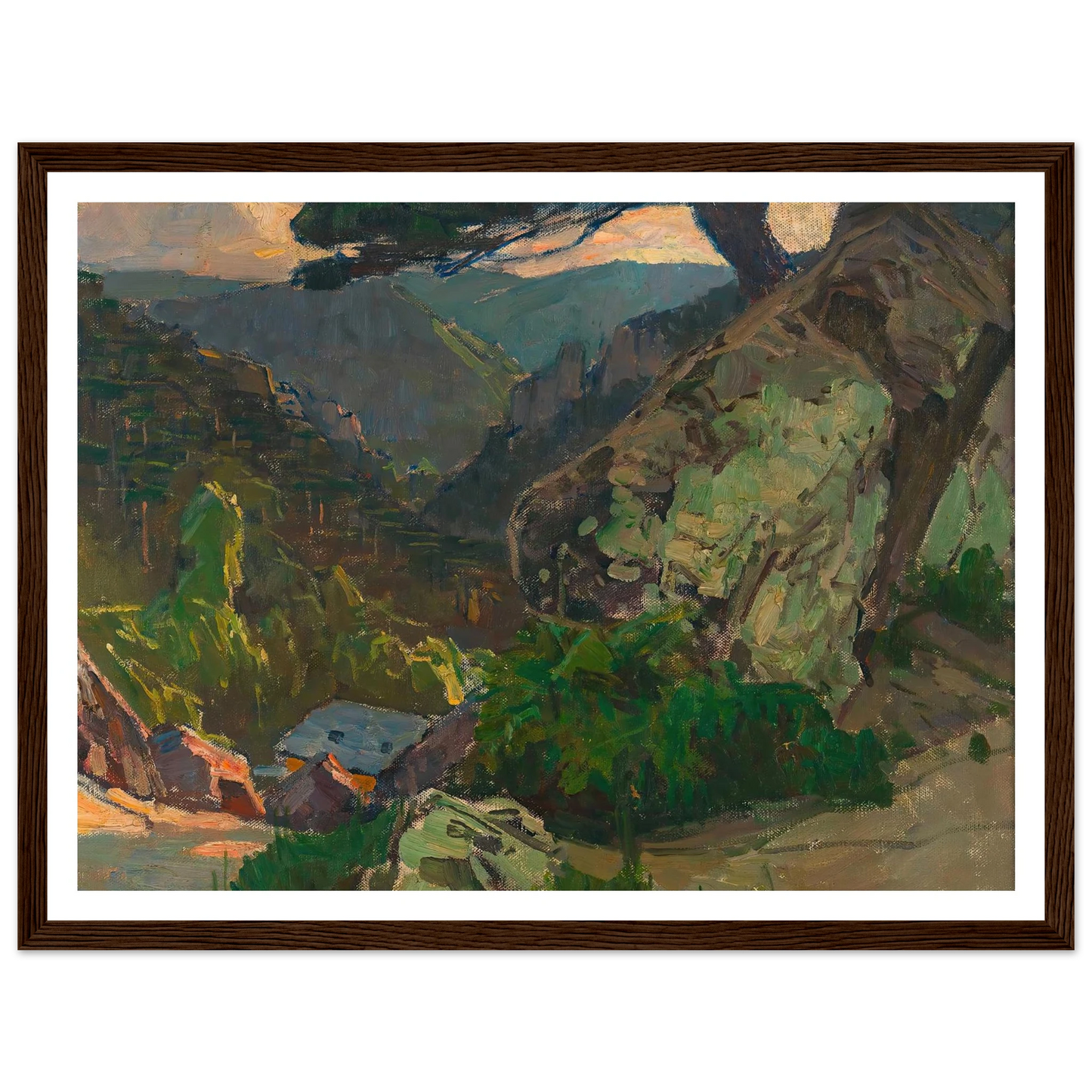 Blick in die Klausen bei Mödling (1942) Art Print | Carl Moll-Quipham Collections