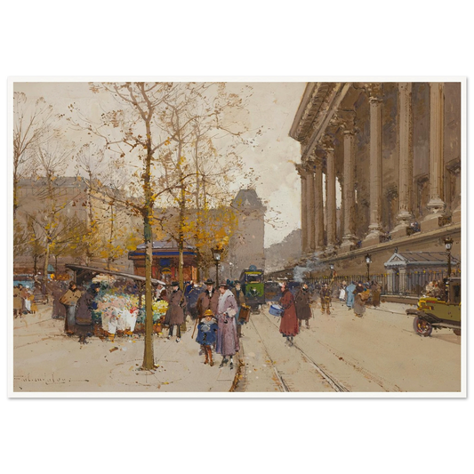La Madeleine Art Print | Eugene Galien Laloue-Quipham Collections