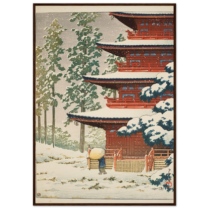 Saisho-in Temple, Hirosaki (1936) Art Print | Kawase Hasui-Quipham Collections