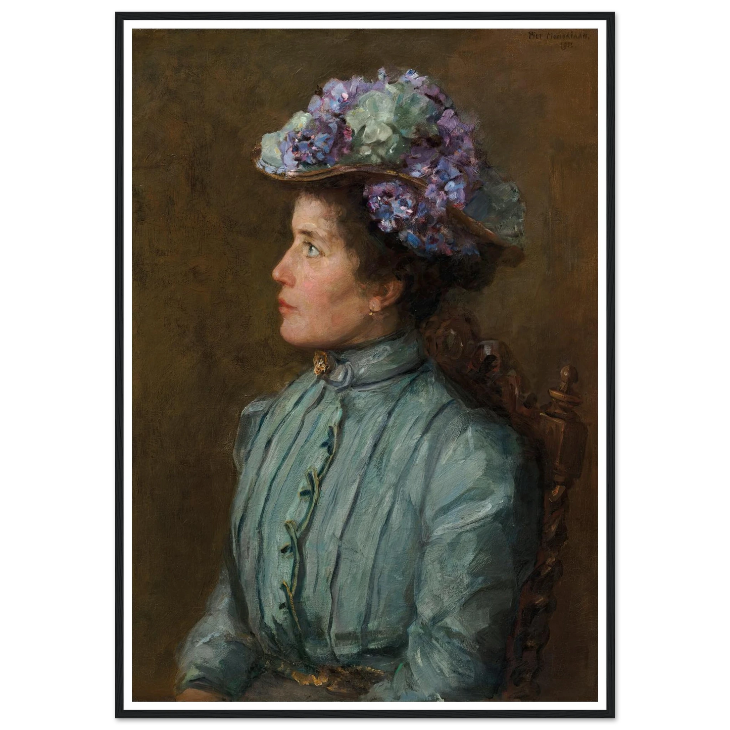 Portret van Elisabeth Sophia Maria (Betsy) Cavalini (1901) Art Print | Piet Mondrian-Quipham Collections