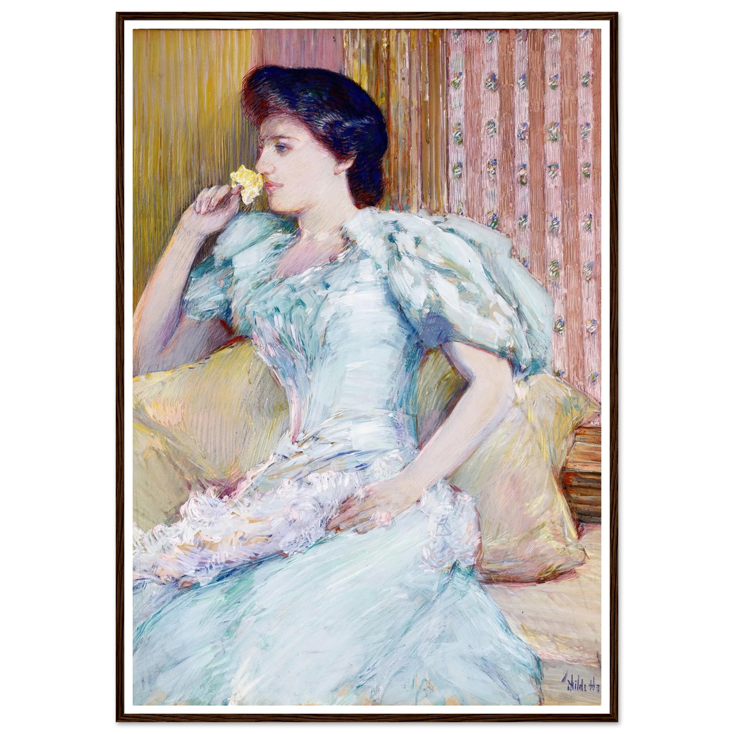 Lillie (Lillie Langtry) (ca. 1898) Art Print | Childe Hassam-Quipham Collections