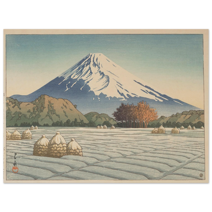 Izu Nagaoka shimo no asa (Frosty morning in Nagaoka, Izu) (1939) Art Print | Kawase Hasui-Quipham Collections