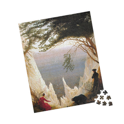 Chalk Cliffs on Rügen Puzzle | Caspar David Friedrich - - 252 pcs (Vertical) - 