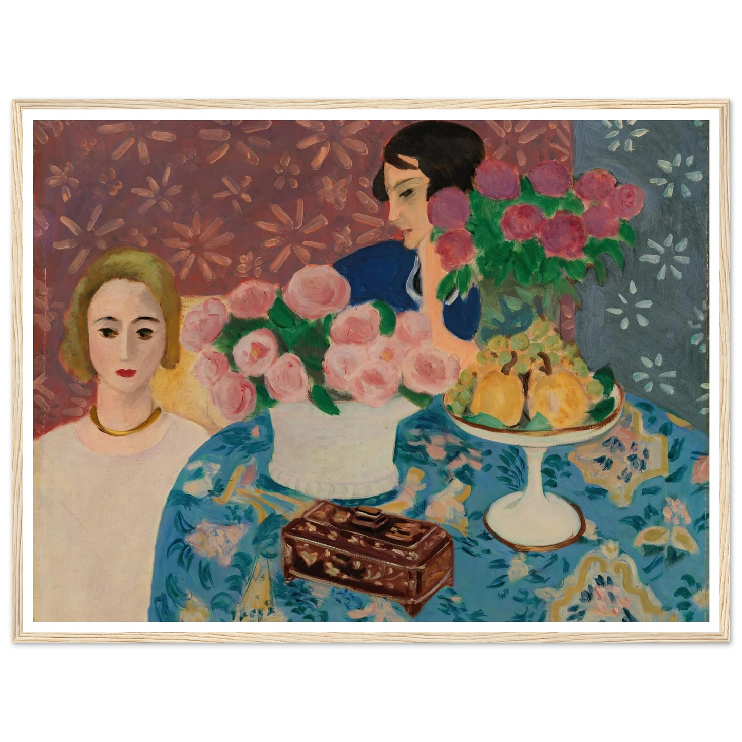 Chinese Casket (Le Coffret chinois) (1922) Art Print | Henri Matisse - Framed Poster - 30x40 cm / 12x16″ - Black frame
