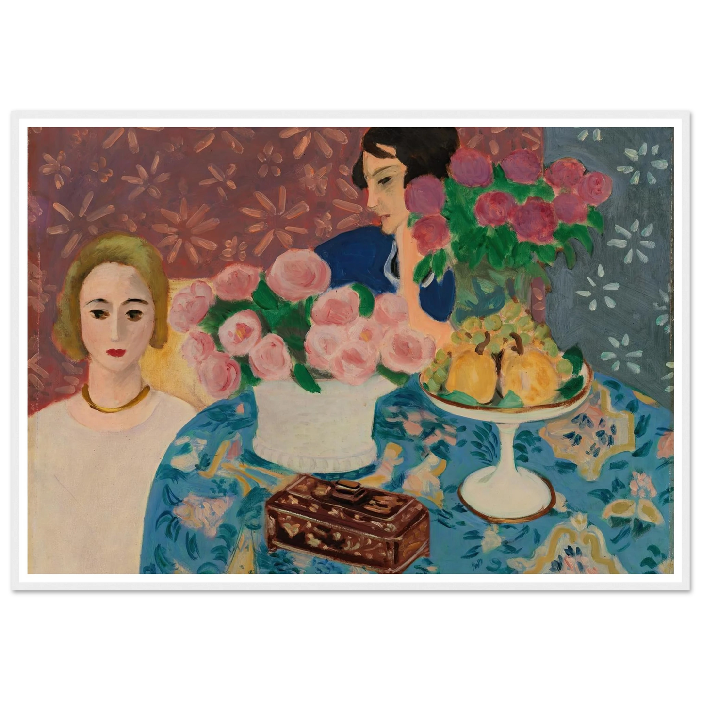 Chinese Casket (Le Coffret chinois) (1922) Art Print | Henri Matisse - Framed Poster - 30x40 cm / 12x16″ - Black frame