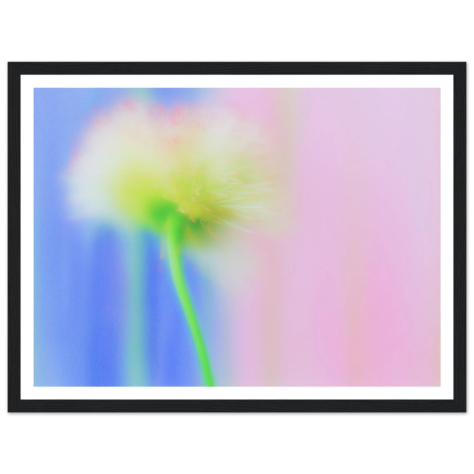 Chlorophyll Whisper - Framed Poster - 30x40 cm / 12x16″ - Black frame
