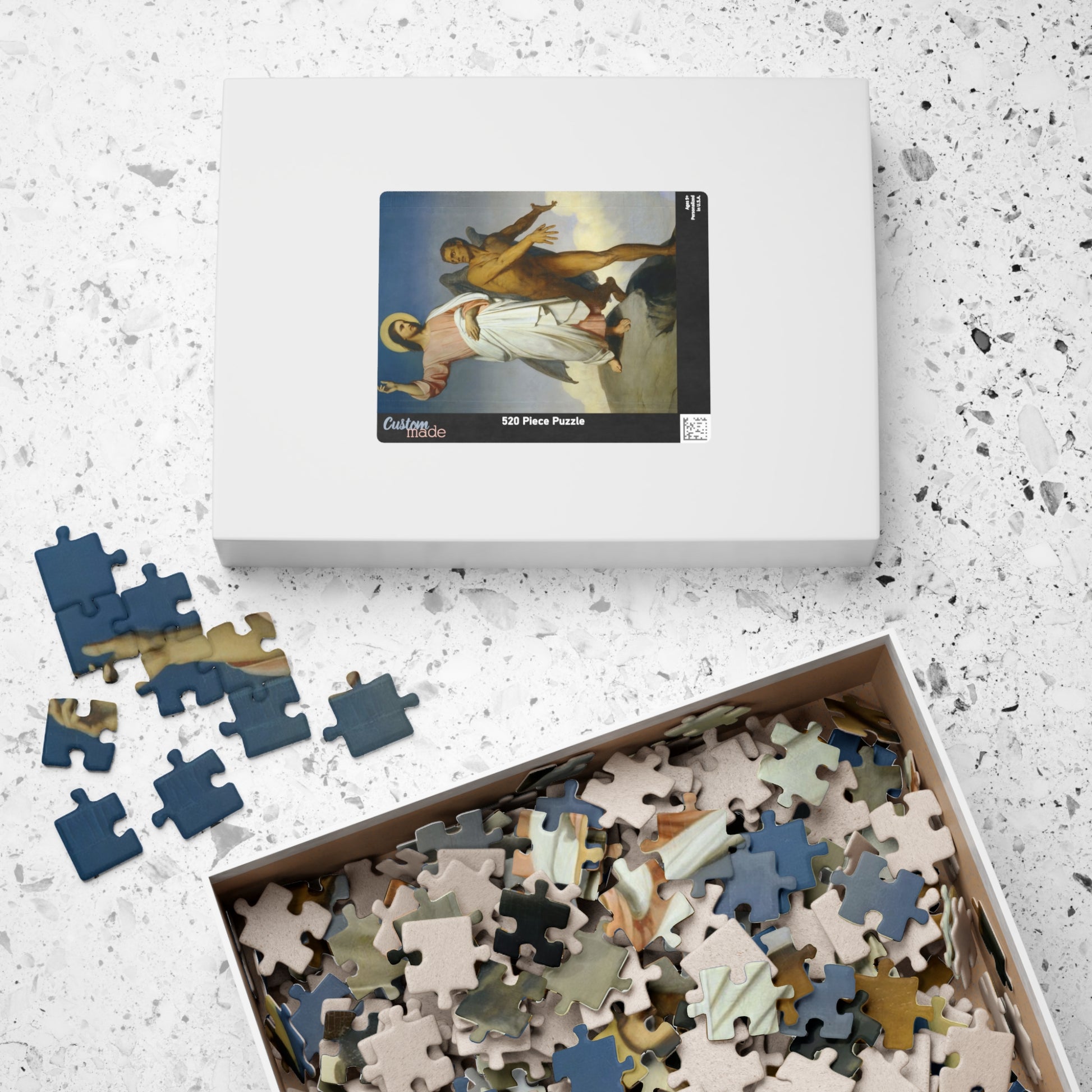 Christ Tempted by the Devil Puzzle | Ary Scheffer - - 252 pcs (Vertical) - 