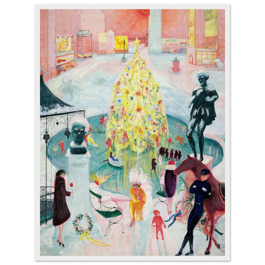 Christmas (ca. 1930–40) - Framed Poster - 30x40 cm / 12x16″ - Black frame