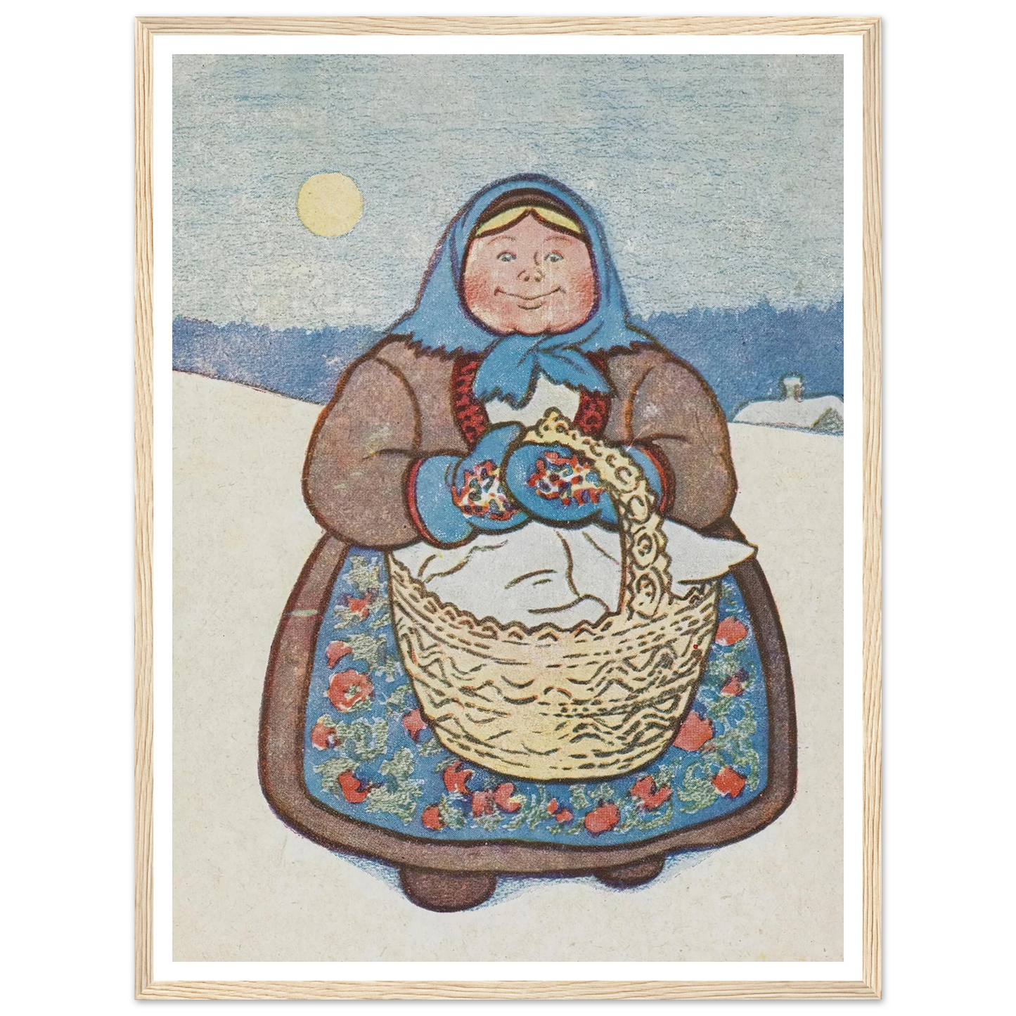Christmas wife - Framed Poster - 30x40 cm / 12x16″ - Black frame