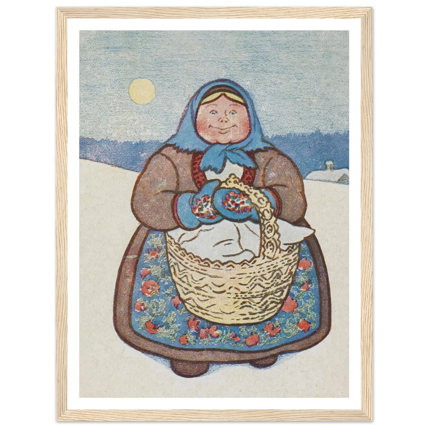 Christmas wife - Framed Poster - 30x40 cm / 12x16″ - Black frame