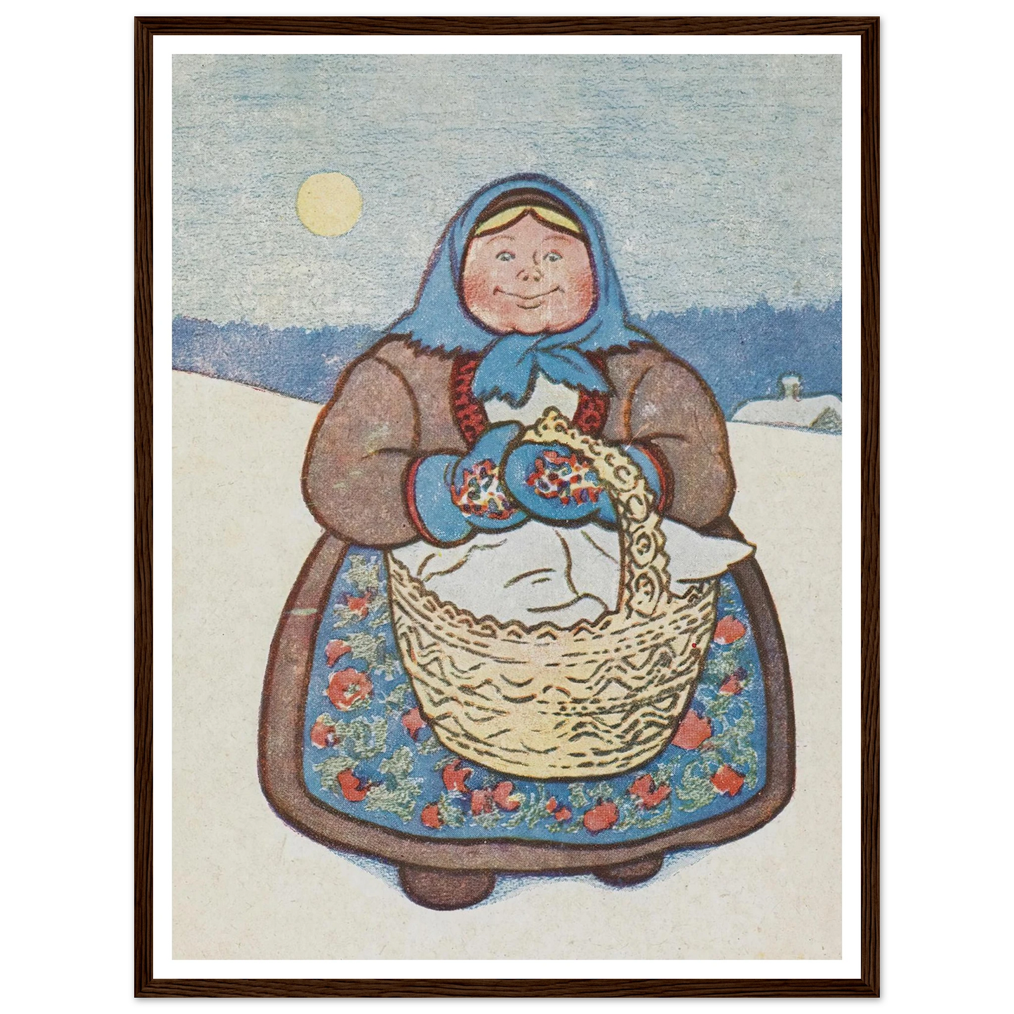 Christmas wife - Framed Poster - 30x40 cm / 12x16″ - Black frame