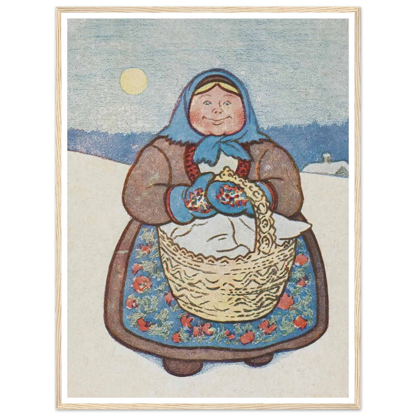 Christmas wife - Framed Poster - 30x40 cm / 12x16″ - Black frame